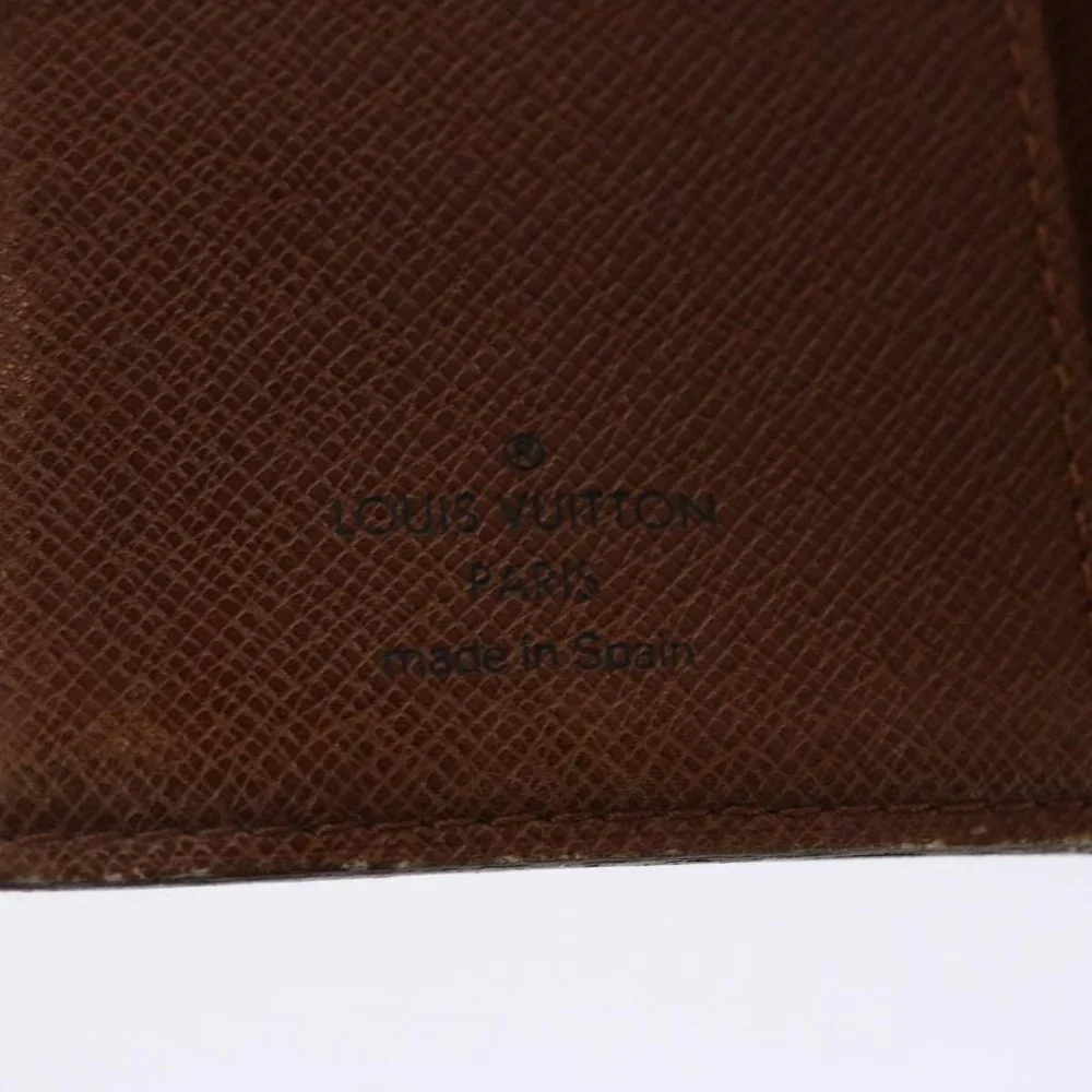 LOUIS VUITTON Monogram Agenda PM Day Planner Cover LV Auth